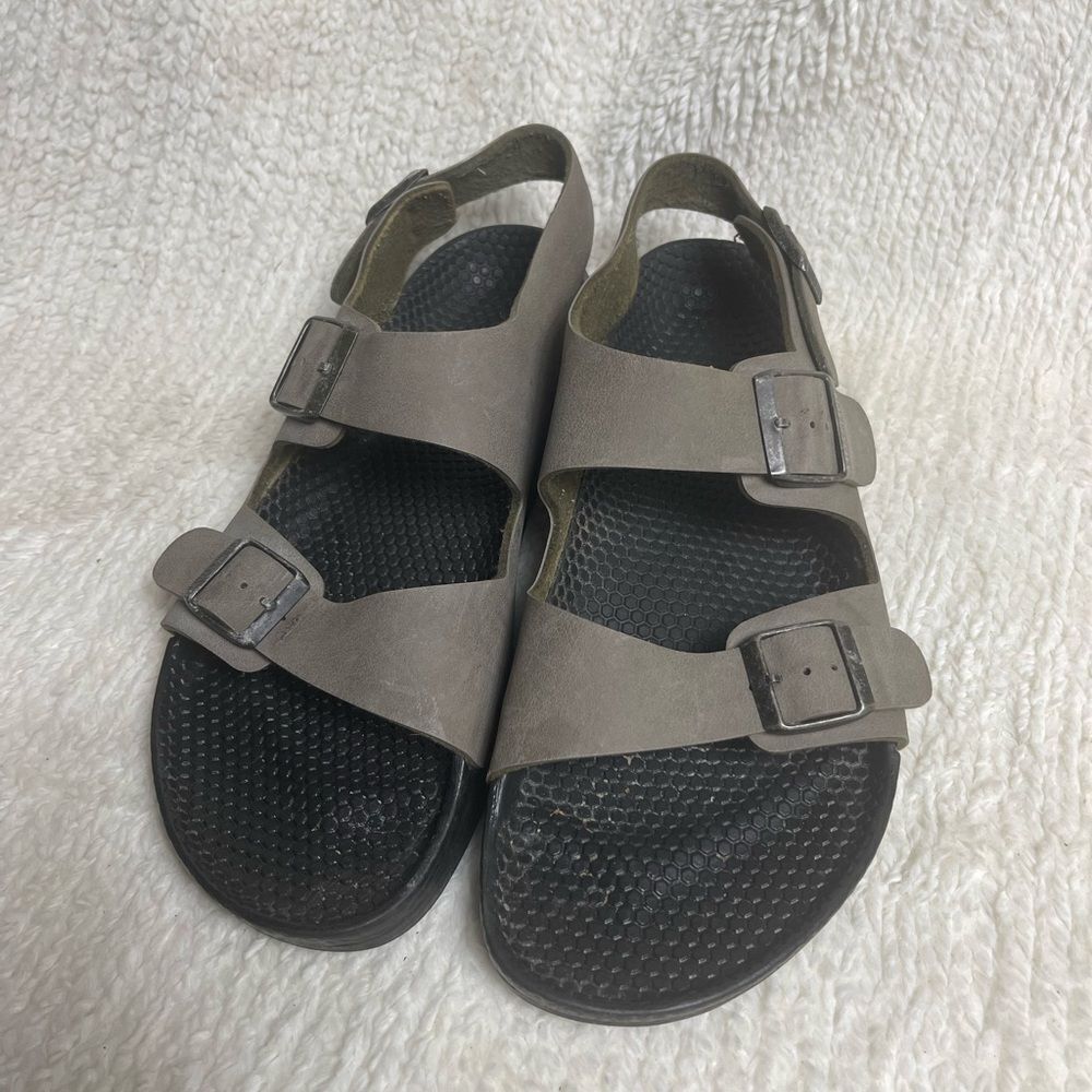 Birkenstock Birki Trinidad Birko- Flo Men’s Sandals  with adjustable straps SZ12 - Picture 3 of 8
